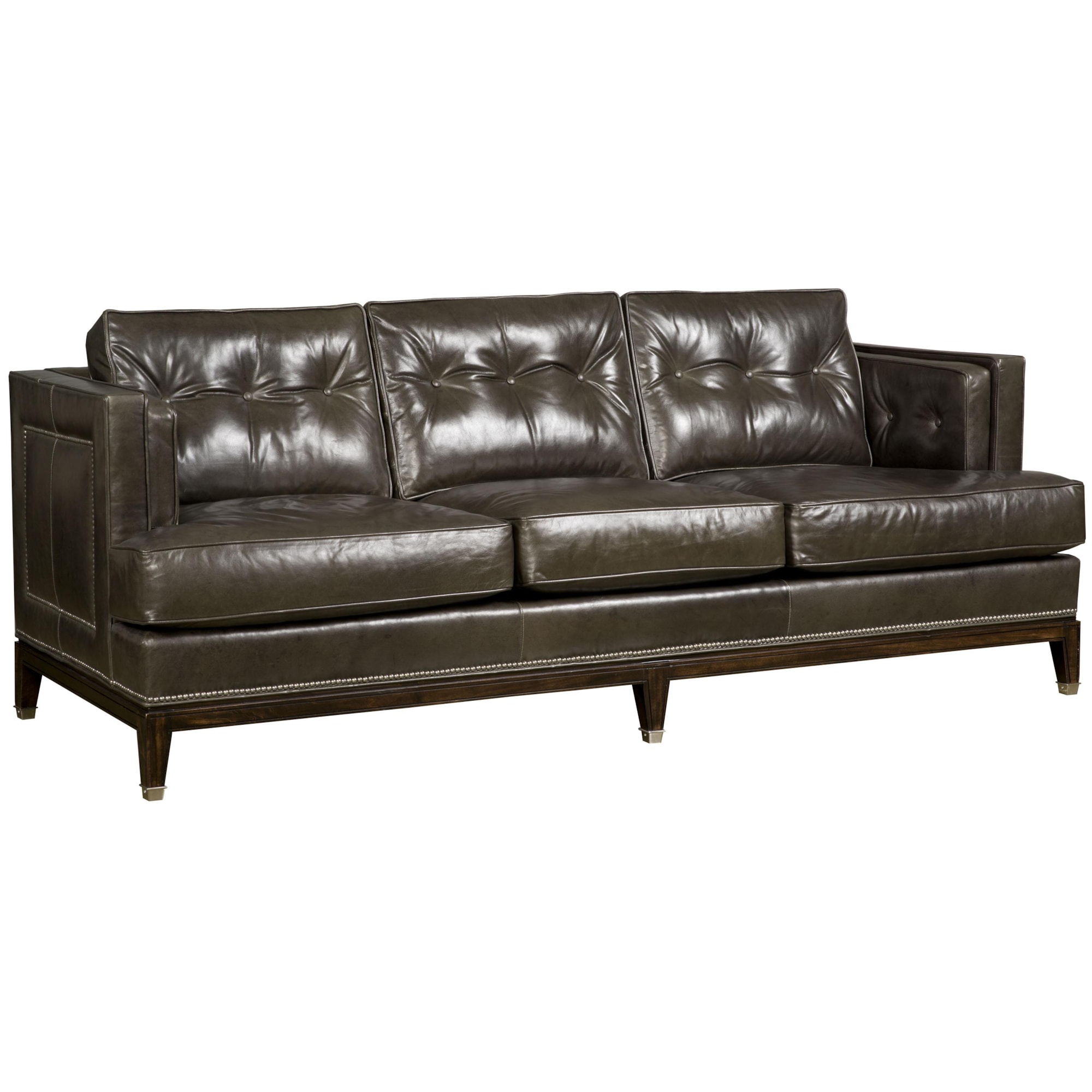 Vanguard Furniture Whitaker 502822558 Sofa with Track Arms and Tufted Back | Belfort Furniture ...